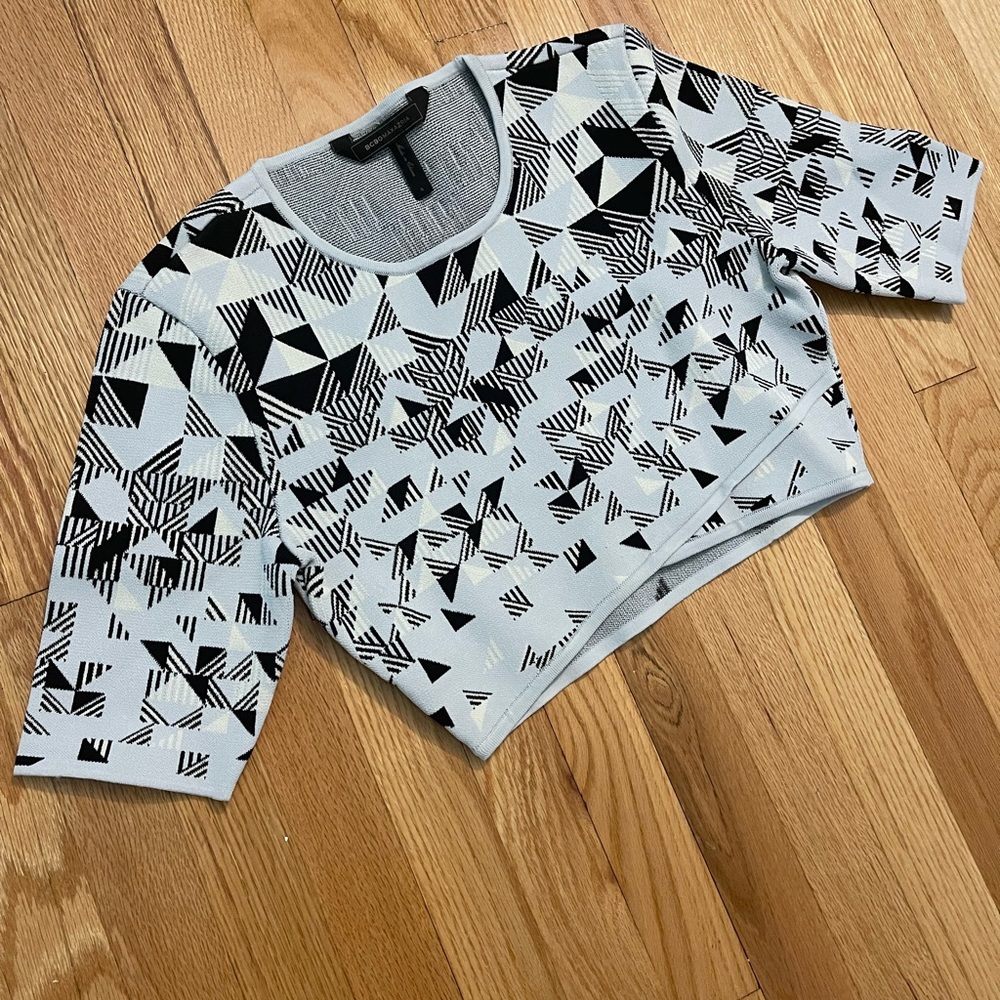 BCBG bodycon crop top